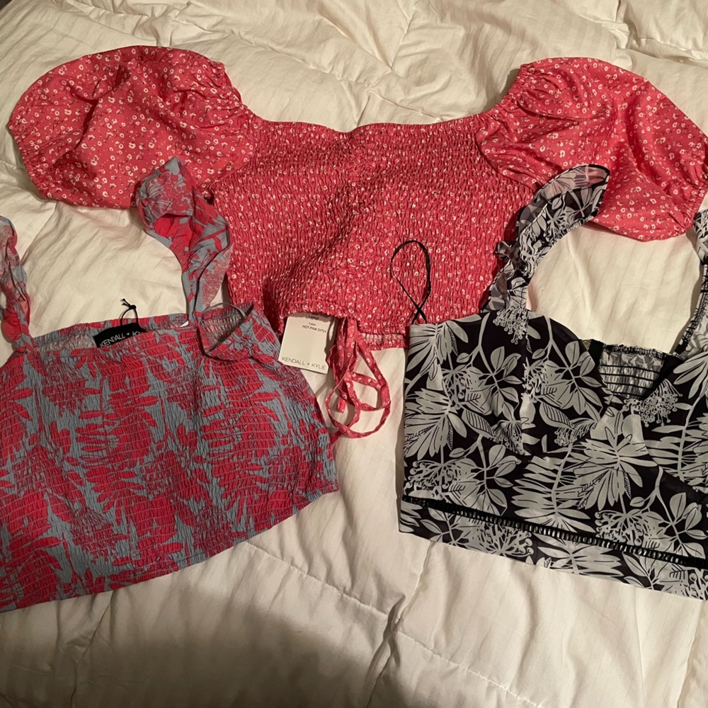 Lot of three tops